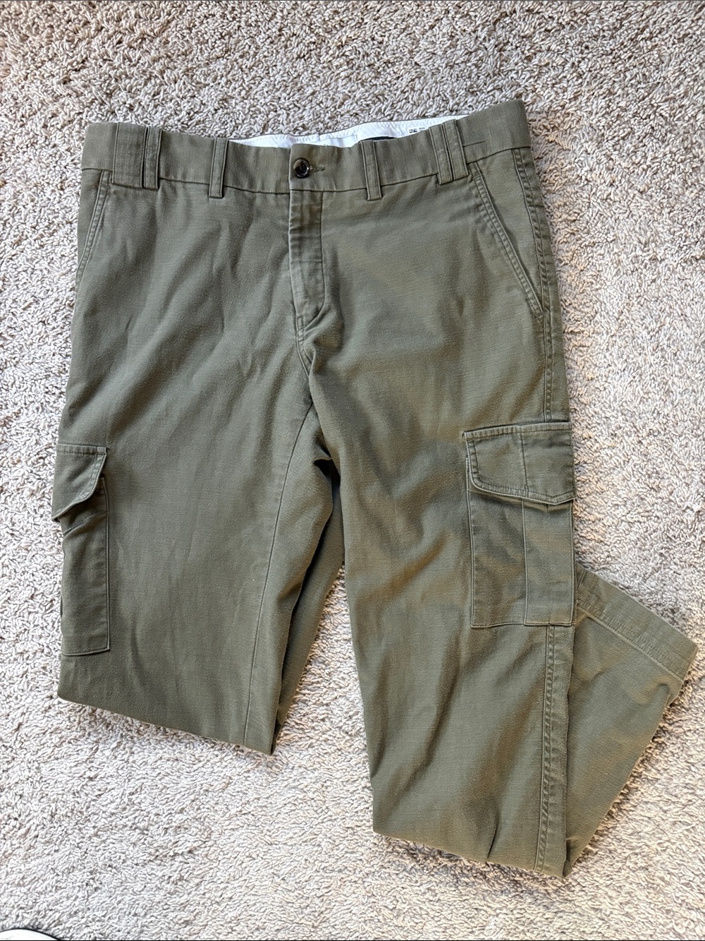 Vintage Tailor Made Menswear Olive Cargo Pants